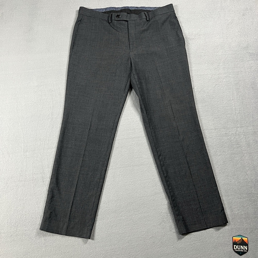 Lauren Ralph Lauren Pants Mens 34x30 Gray Straight High Performance Wool Dressy